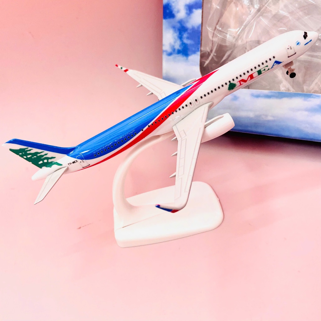 Máy bay kim loại hãng MEA (Middle East Airlines) Hãng Hàng Không Lebanon tỉ lệ 1;400