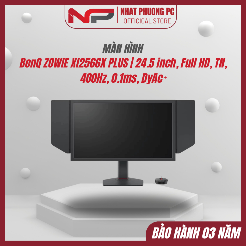 Màn hình Gaming BenQ ZOWIE Xl2566X PLUS | 24.5 inch, Full HD, TN, 400Hz, 0.1ms, DyAc⁺