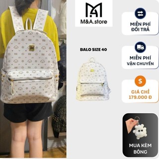 M&A - Balo Họa Tiết cún xinh 3 màu  Size 40 Nam Nữ Đeo Đẹp Đựng Vừa Sách Vở và laptop BL09