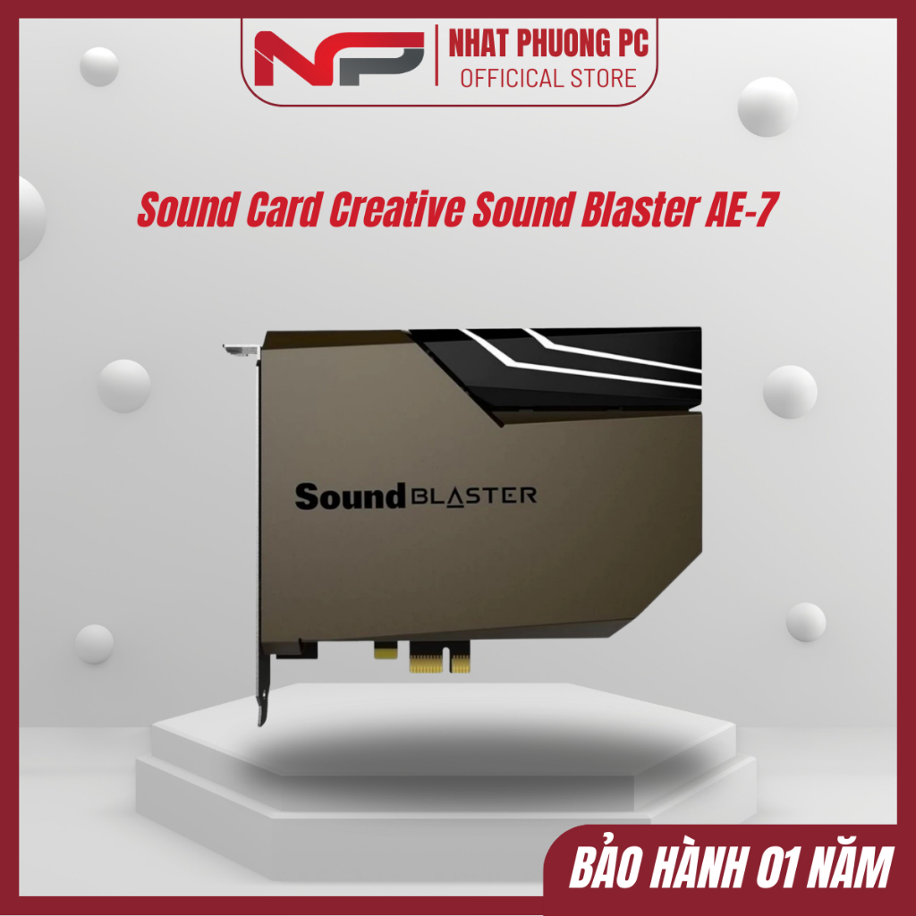 Sound Card Creative Sound Blaster AE-7 Hàng chính hãng