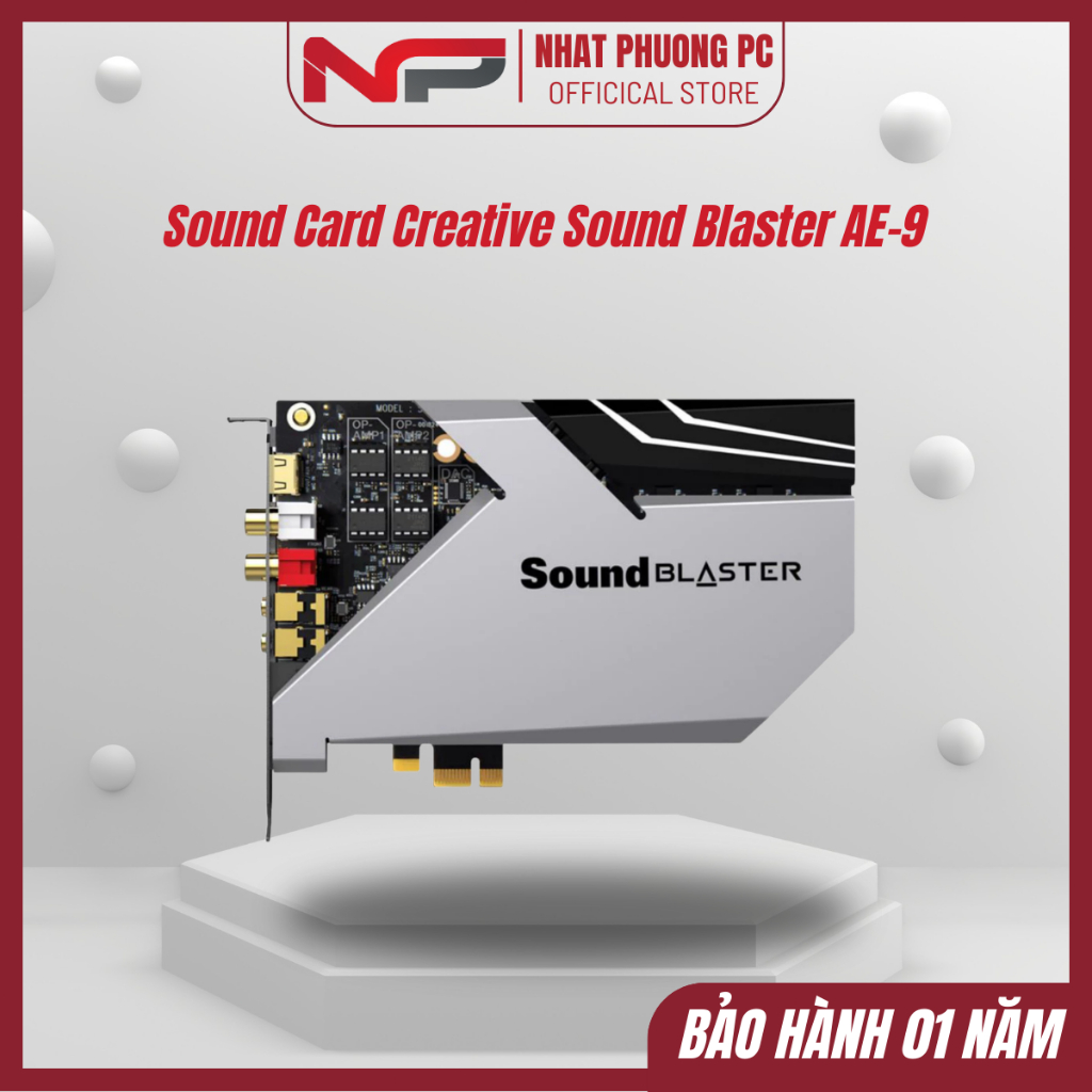 Sound Card Creative Sound Blaster AE-9 Hàng chính hãng