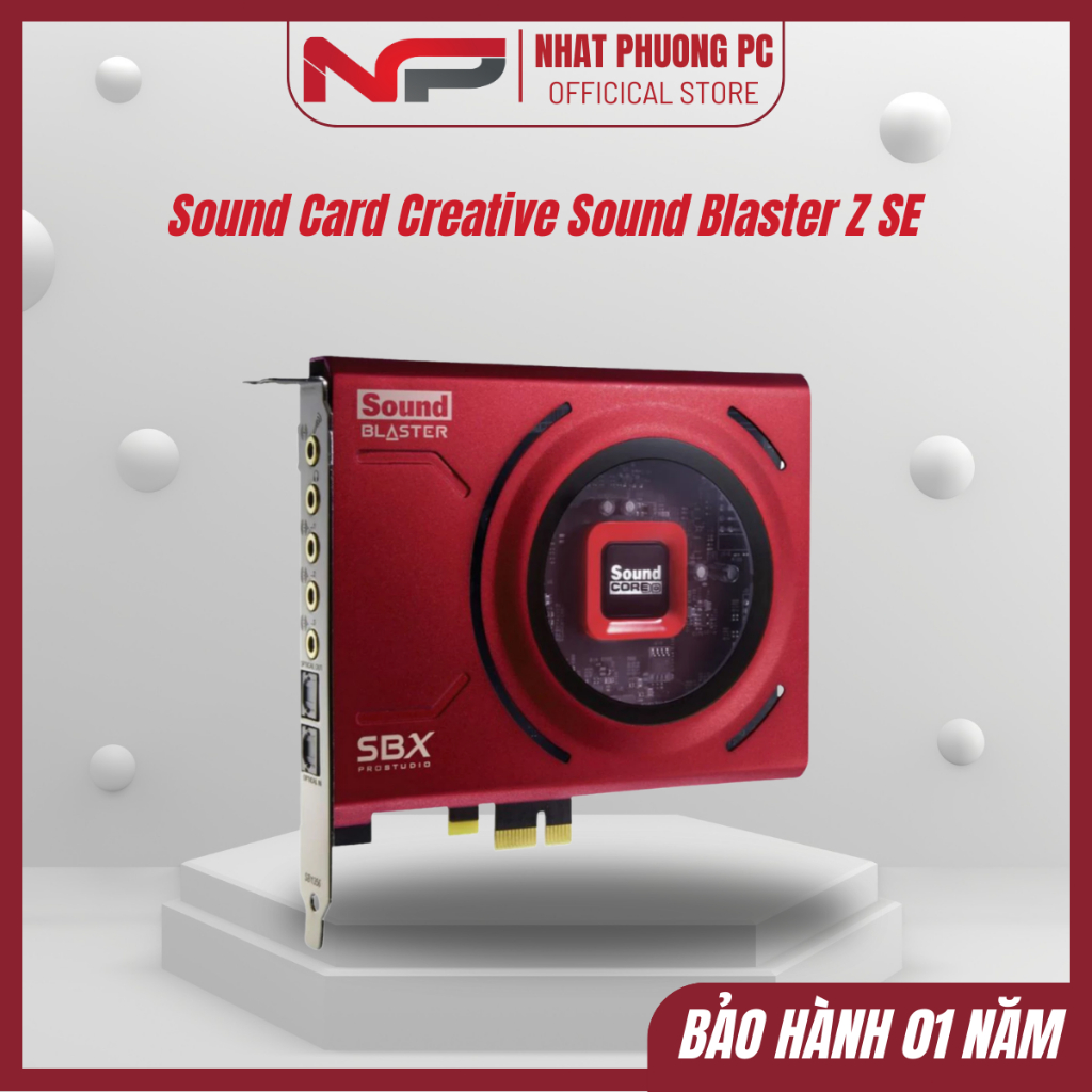 Sound Card Creative Sound Blaster Z SE Hàng chính hãng