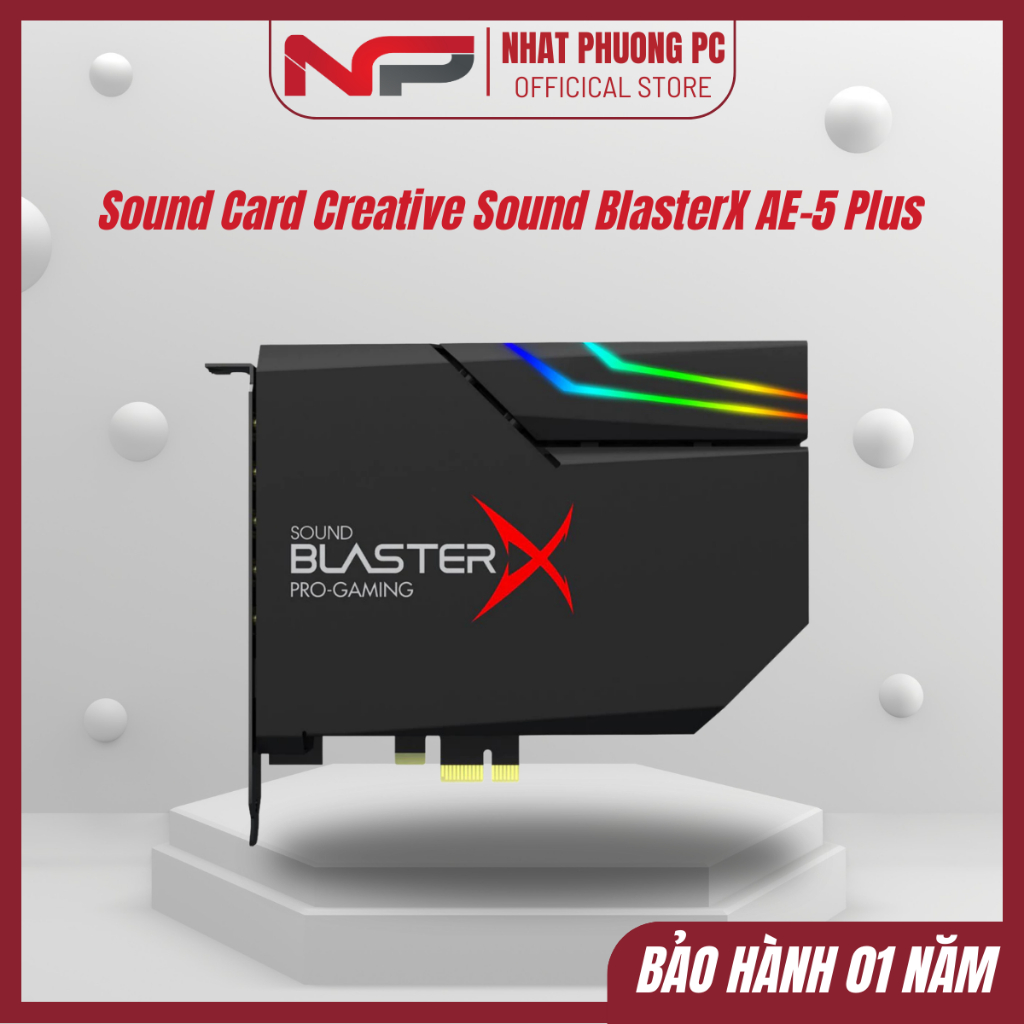 Sound Card Creative Sound BlasterX AE-5 Plus Hàng chính hãng