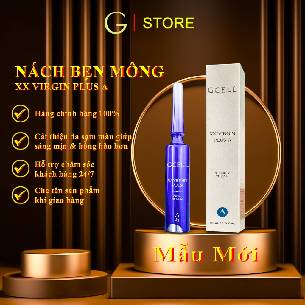 Kem Nách Bẹn Mông XX VIRGIN PLUS A GCELL (hàng chính hãng)