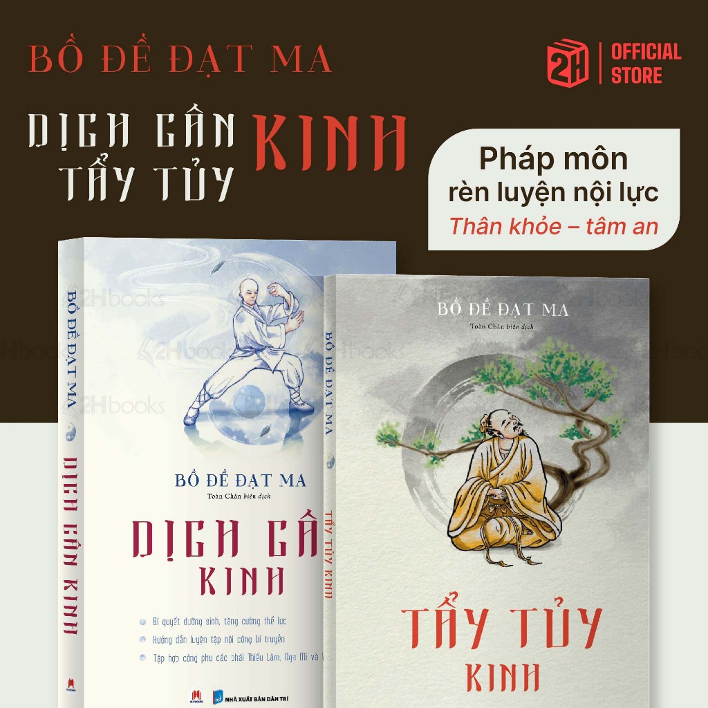 Sách Dịch Cân Kinh, Tẩy Tủy Kinh, cải thiện tăng cường thể chất, Nhà Sách 2HBooks