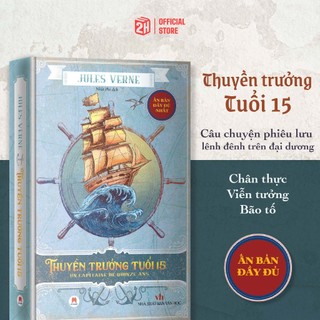 Sách Thuyền Trưởng Tuổi 15 Bìa Cứng, đồng tác giả Hai vạn dặm dưới đáy biển  - 2H Books