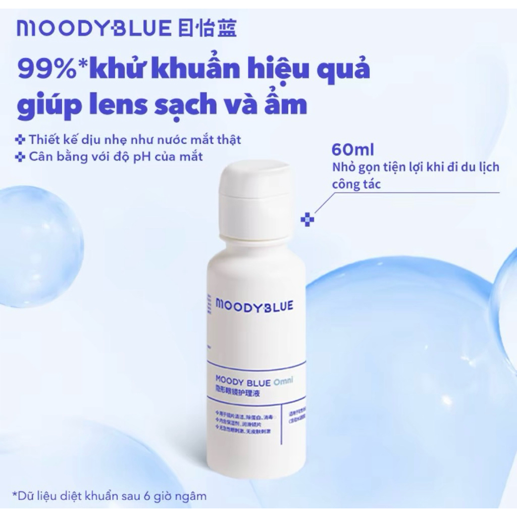[Đọc kĩ mô tả] Nước ngâm lens moody