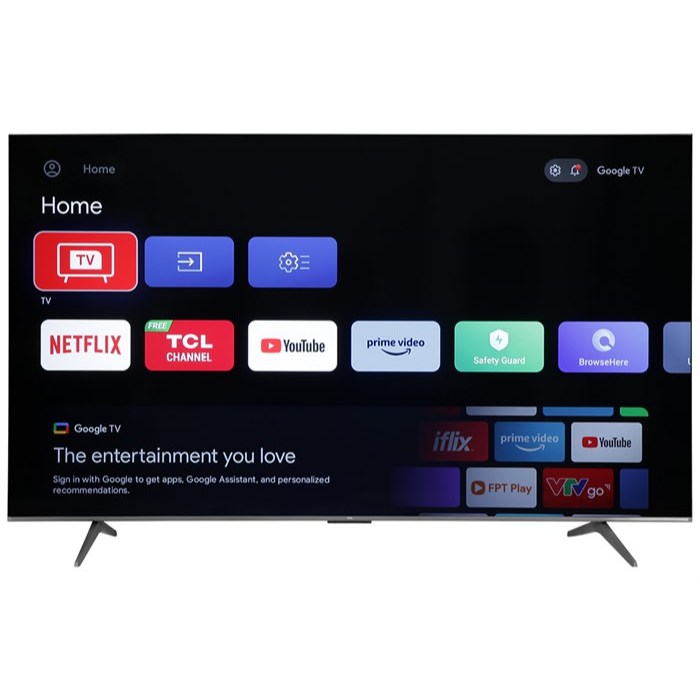 Chân tivi TCL AI 4K 75 inch 75P79B Pro chính hãng, bao gồm đầy đủ bộ vít lắp chân kèm theo