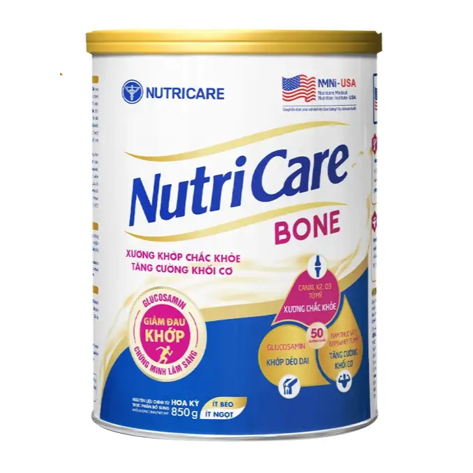 Sữa bột NutriCare Bone lon 850g