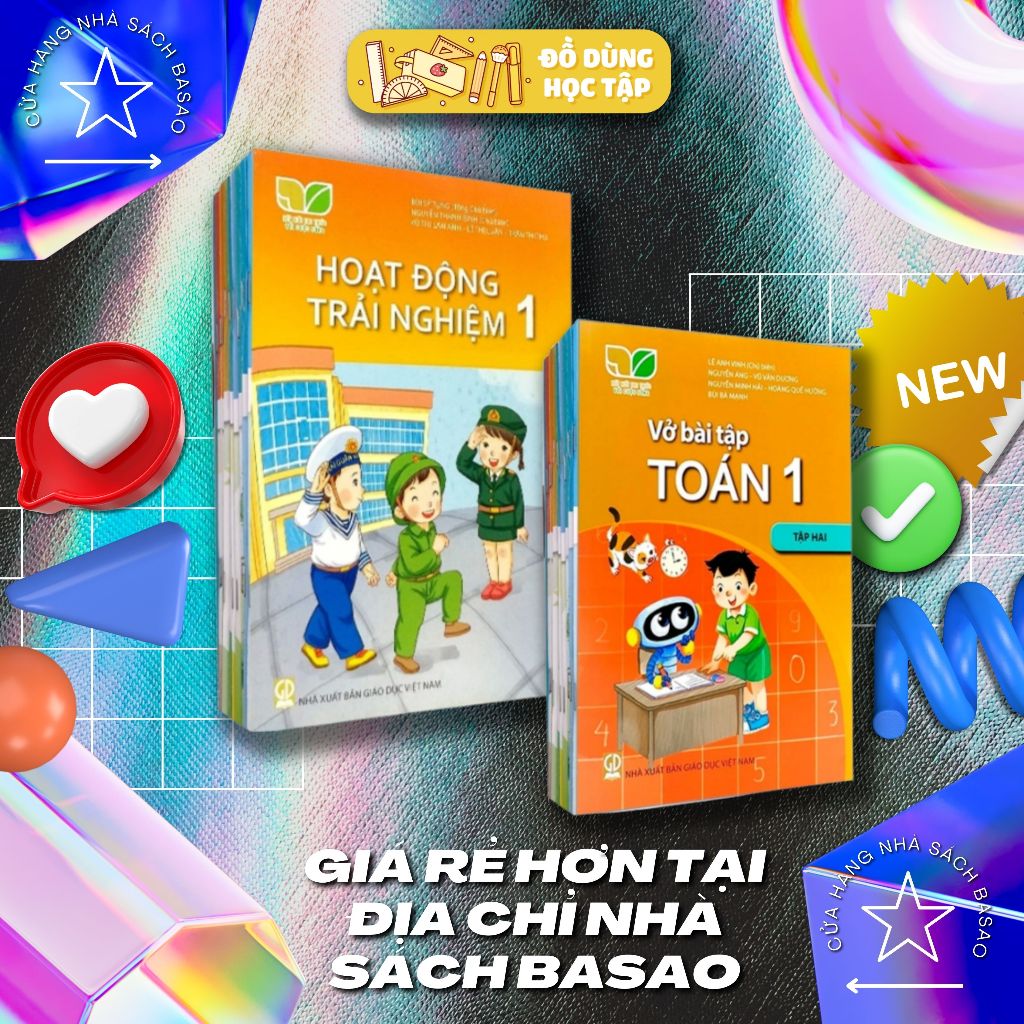 Bộ Bài Học và Bài Tập Lớp 1 - Kết nối (21 Cuốn)