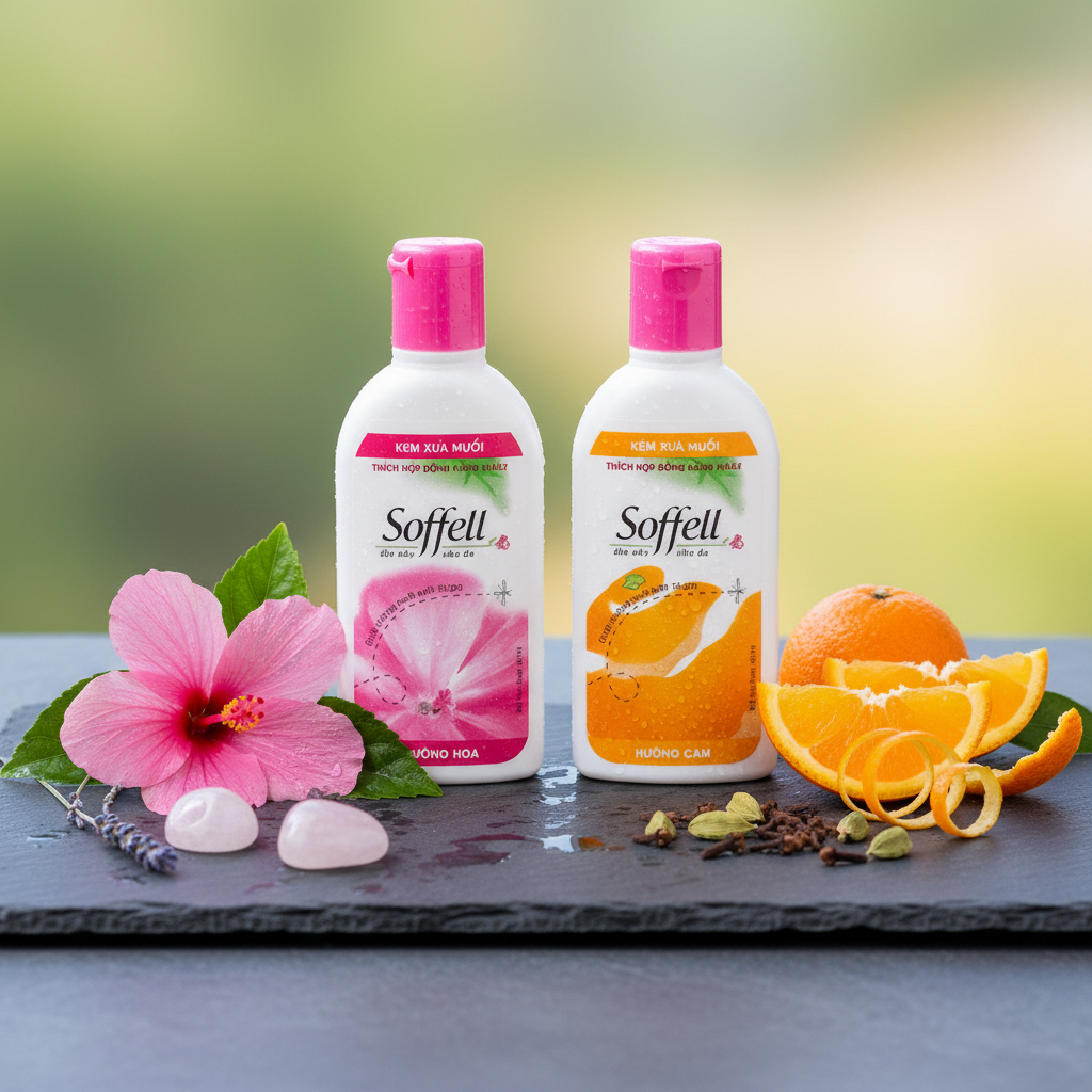 Kem Chống Muỗi Soffell 60ml Hương Cam & Hoa Nhài - Chống Muỗi Đốt & Côn Trùng Cắn Hiệu Quả