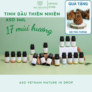 Tinh Dầu Thiên Nhiên Nguyên Chất ASO 5ml - Tinh Dầu Thơm Phòng Ngủ, Thư Giãn, Đuổi Muỗi - Nhập Khẩu Có Kiểm Nghiệm COA