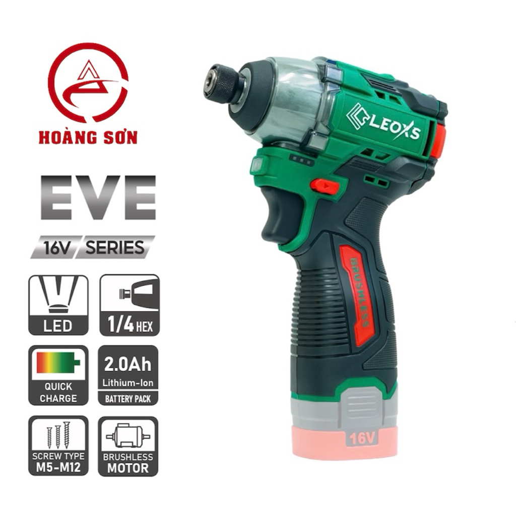 Thân Máy Siết Vít Pin Motor Không Chổi Than LXS16-IS140BL Leoxs