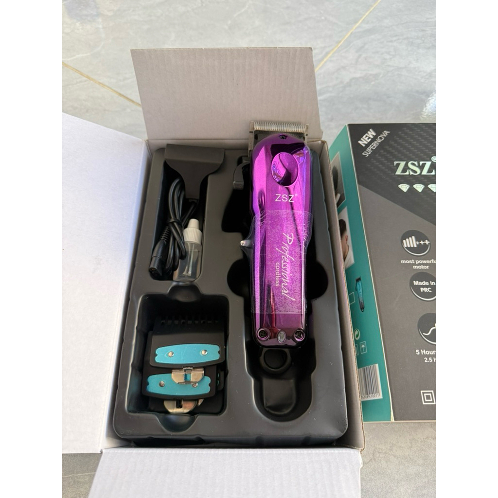 Tông đơ cắt tóc ZSZ N55 màu tím