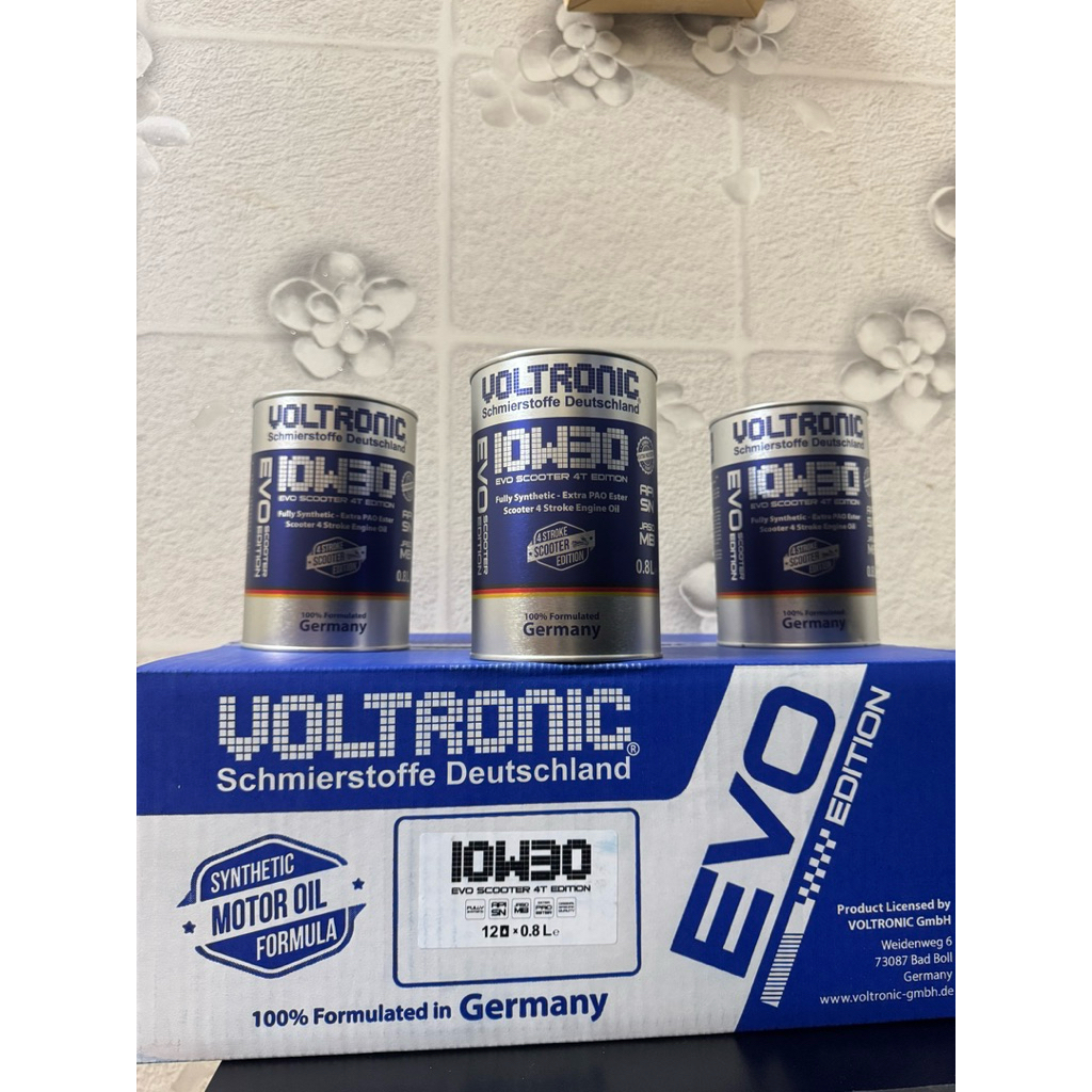 Nhớt Tay Ga Voltronic EVO 10W30 Tổng Hợp