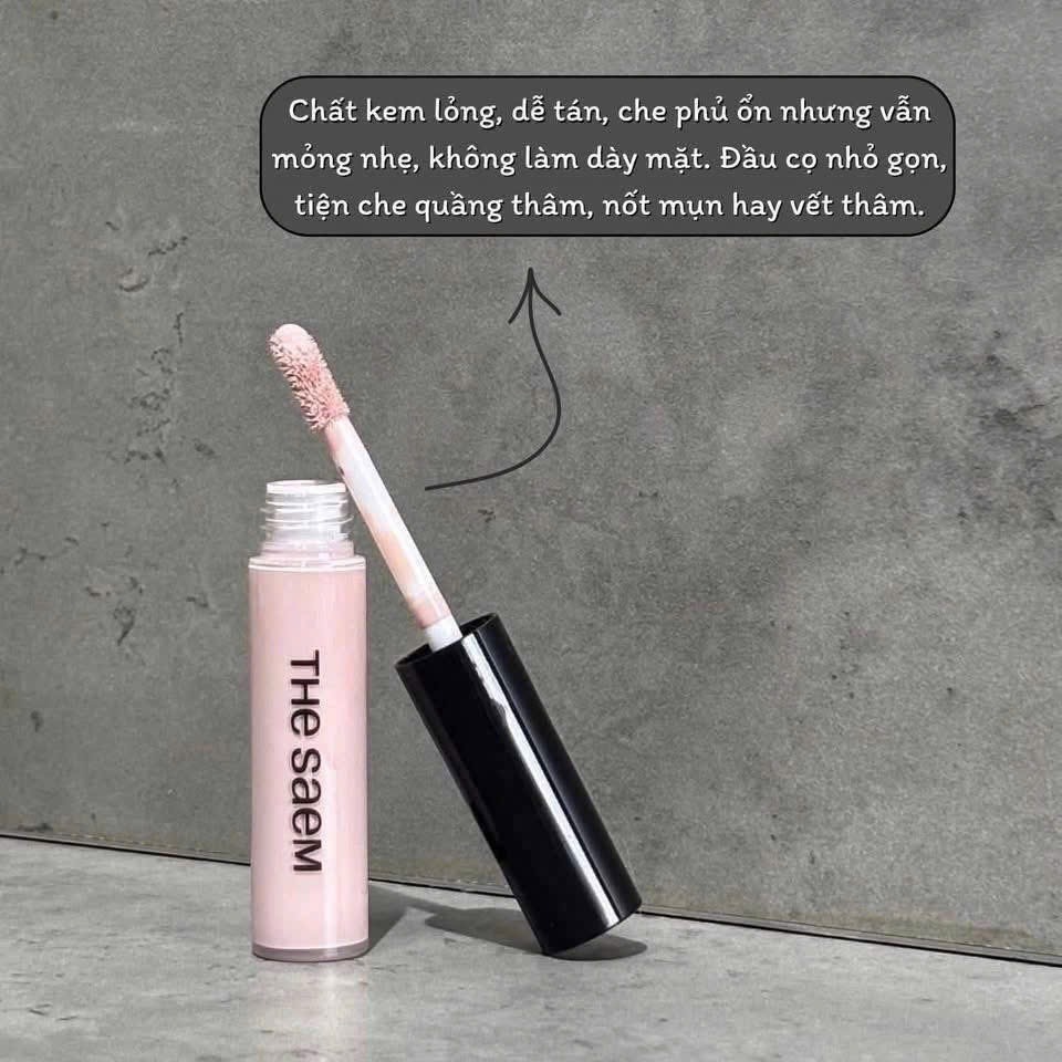 Che Khuyết Điểm The Saem Cover Perfection Tip Concealer SPF28/PA++ - Brightener