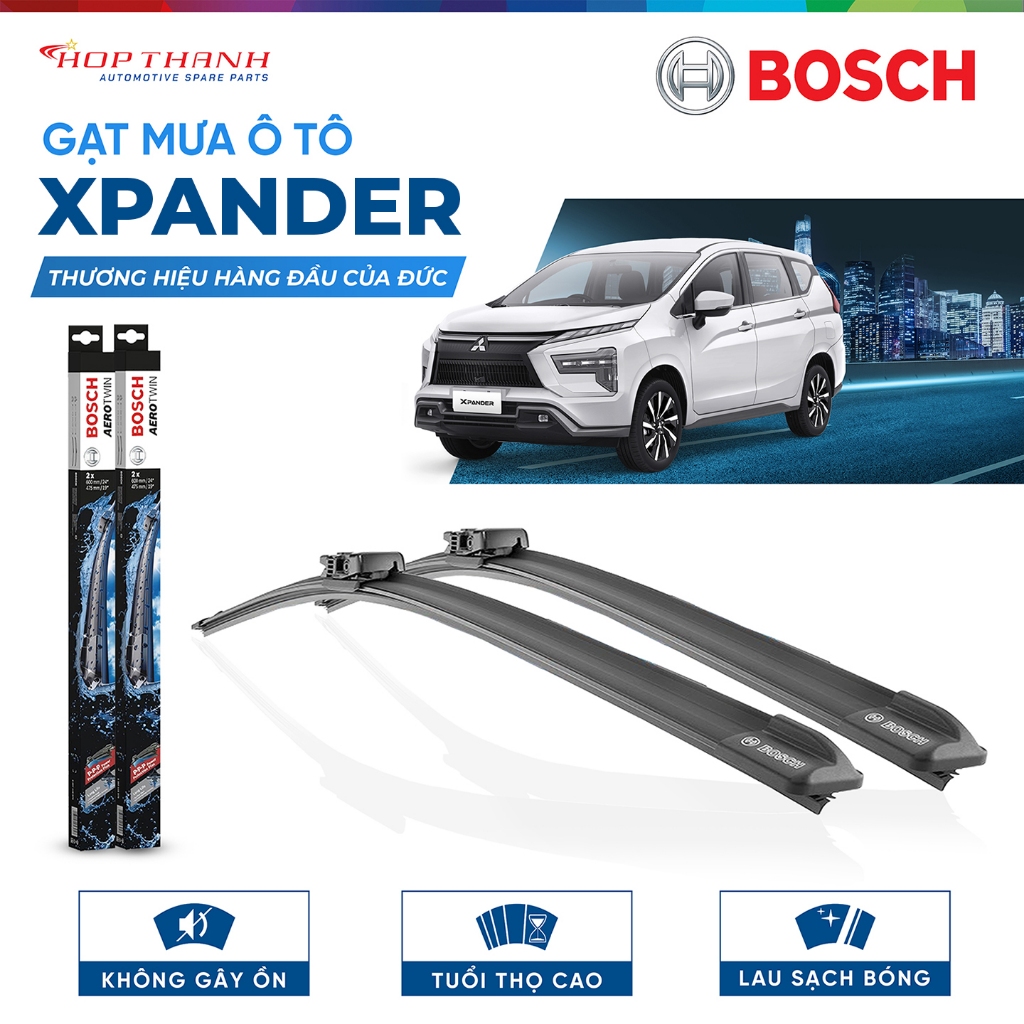 Gạt mưa xe MITSUBISHI XPANDER , XPANDER CROSS hàng Bosch chính hãng (Giá 1 cặp)