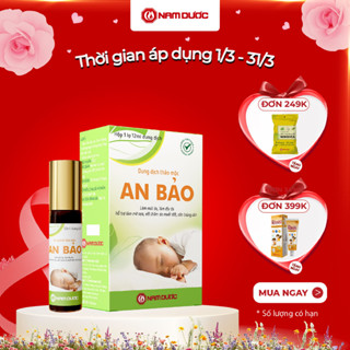 An Bảo, Hộp 1 lọ 12ml dung dịch, Làm mát da, làm dịu da, Làm mờ sẹo, vết thâm do muỗi đốt, côn trùng cắn
