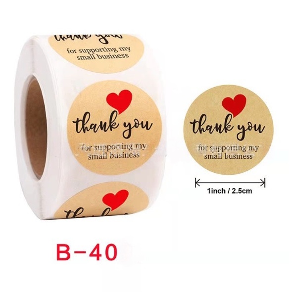 Cuộn tem handmade 500 tem