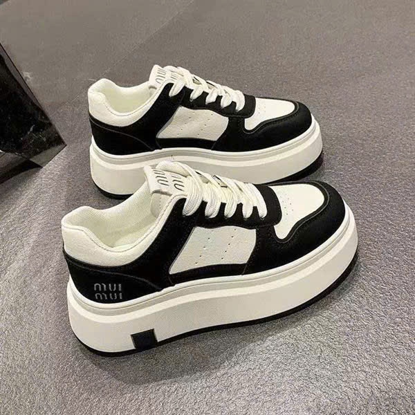 Giày Nữ Thể Thao Độn Đế Cao 5cm Phong Cách Thời Trang Cá Tính 2026