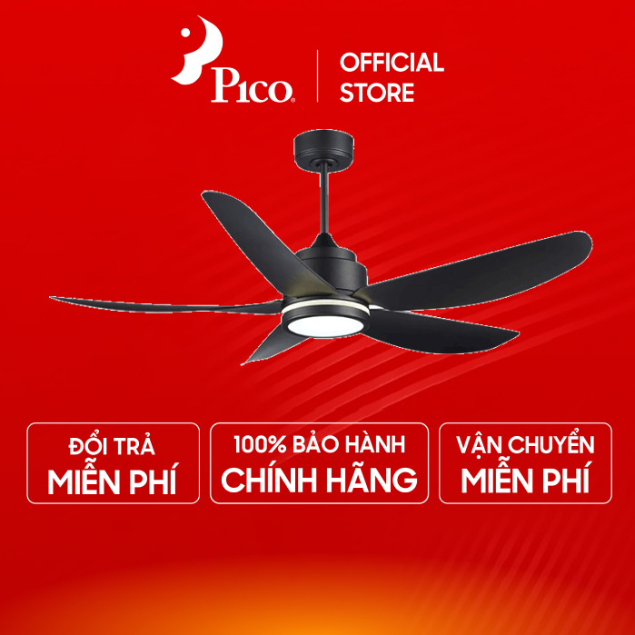 Quạt trần Benny 5 cánh đèn LED có điều khiển từ xa BF-C52LUX-C