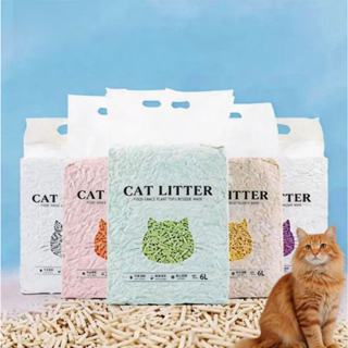 Cát Đậu Nành 6L (2kg) – Vón Cục Nhanh, Có Thể Xả Bồn Cầu, Dễ Dọn Dẹp