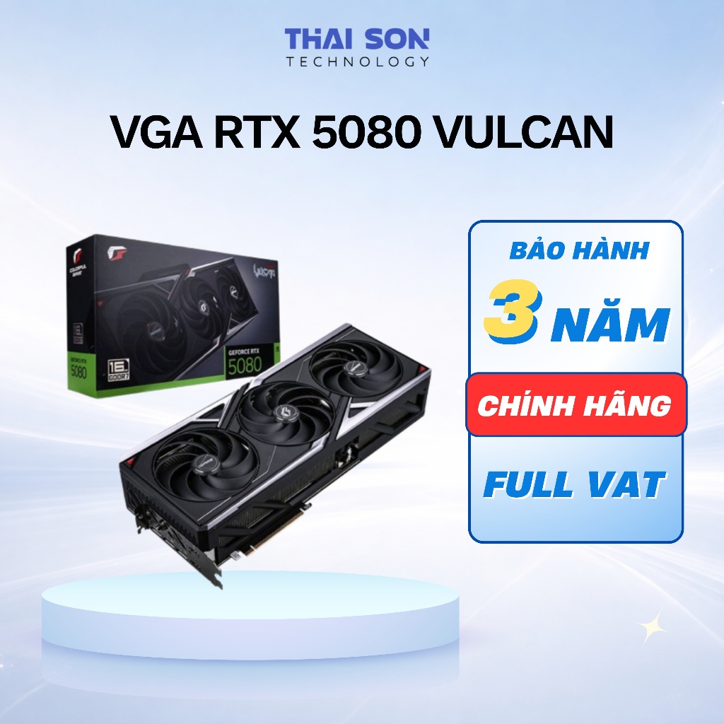 [Full VAT] VGA Card màn hình RTX 5080 Vulcan Igame - Bảo hành 36 tháng