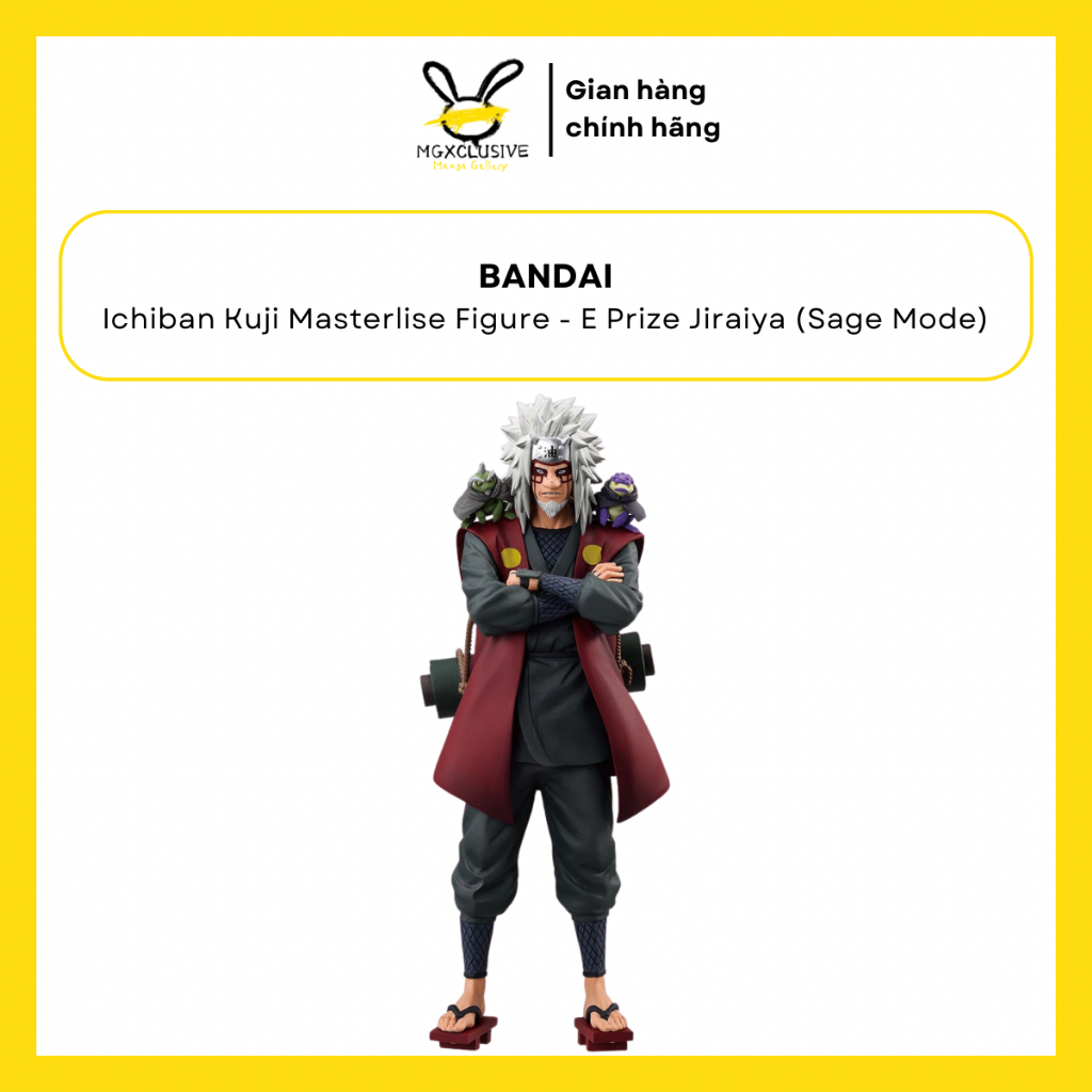 Mô Hình Chính Hãng Bandai Ichiban Kuji - Naruto Shippuden - E Prize Jiraiya (Sage Mode)