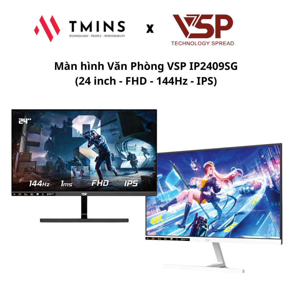 Màn Hình LCD VSP V2204H (22inch /IPS /FHD /100Hz ) - Hàng chính hãng.