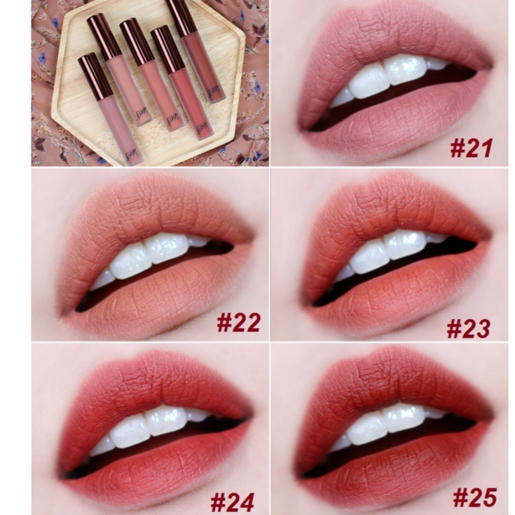 Son Kem Bbia Last Velvet ver 5 Màu 21, 23, 24, 25