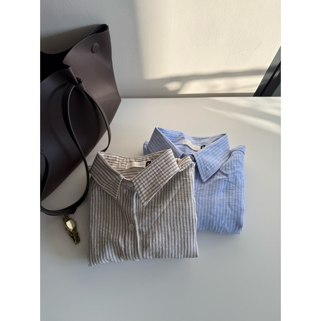 Áo sơ mi LINEN form vừa JIJI