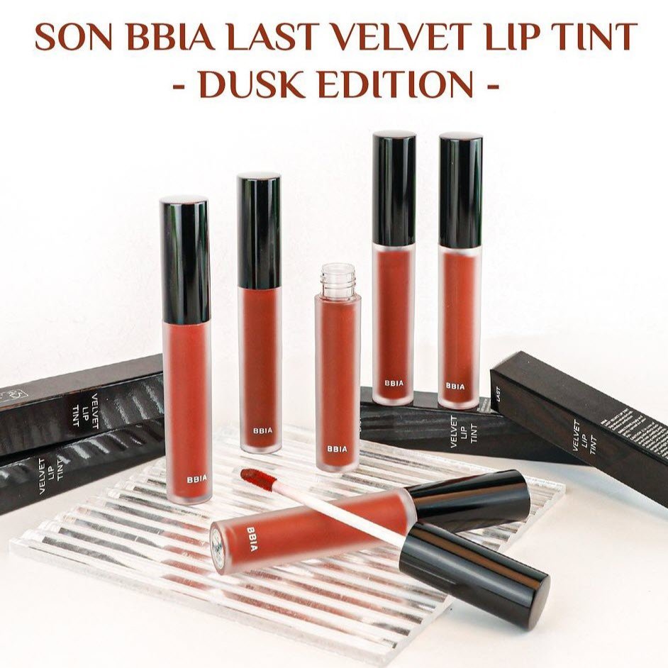 Son Kem BBIA Last Velvet Lip Tint màu 44, 45, 46