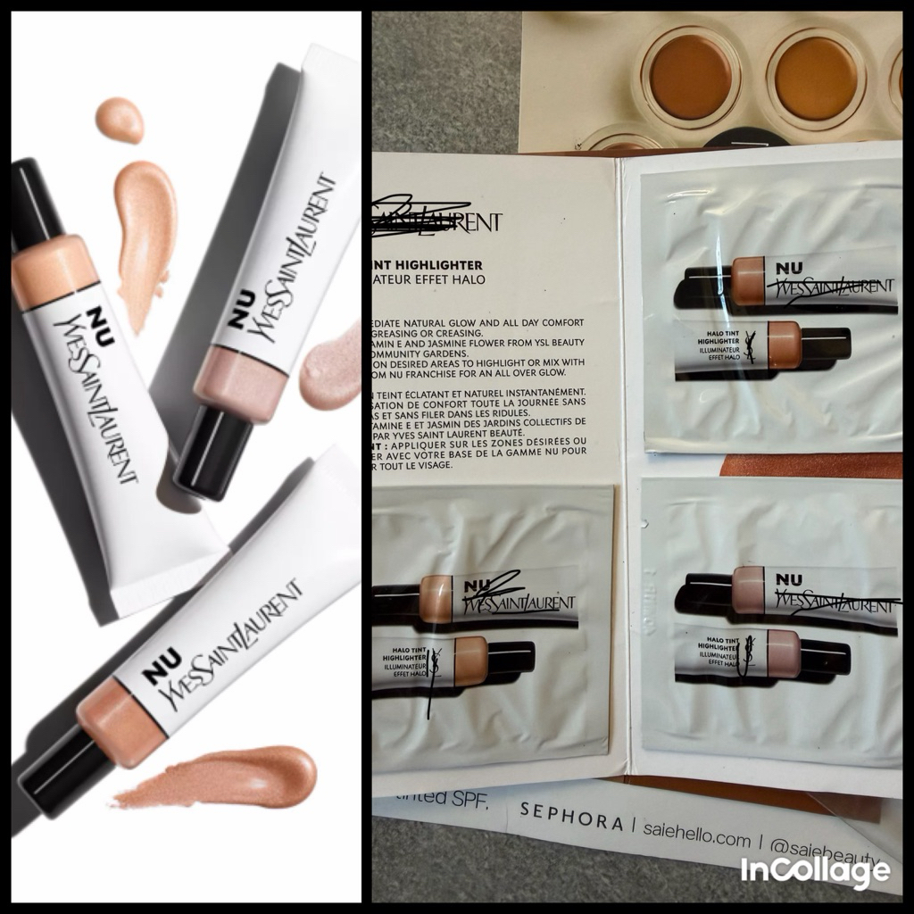 bắt sáng em Bắt Sáng Y.¥.Nu Halo Tint Highlighter 3 gói x 1ml (Nu Bronze / Nu Gold / Nu Rosy Quartz)