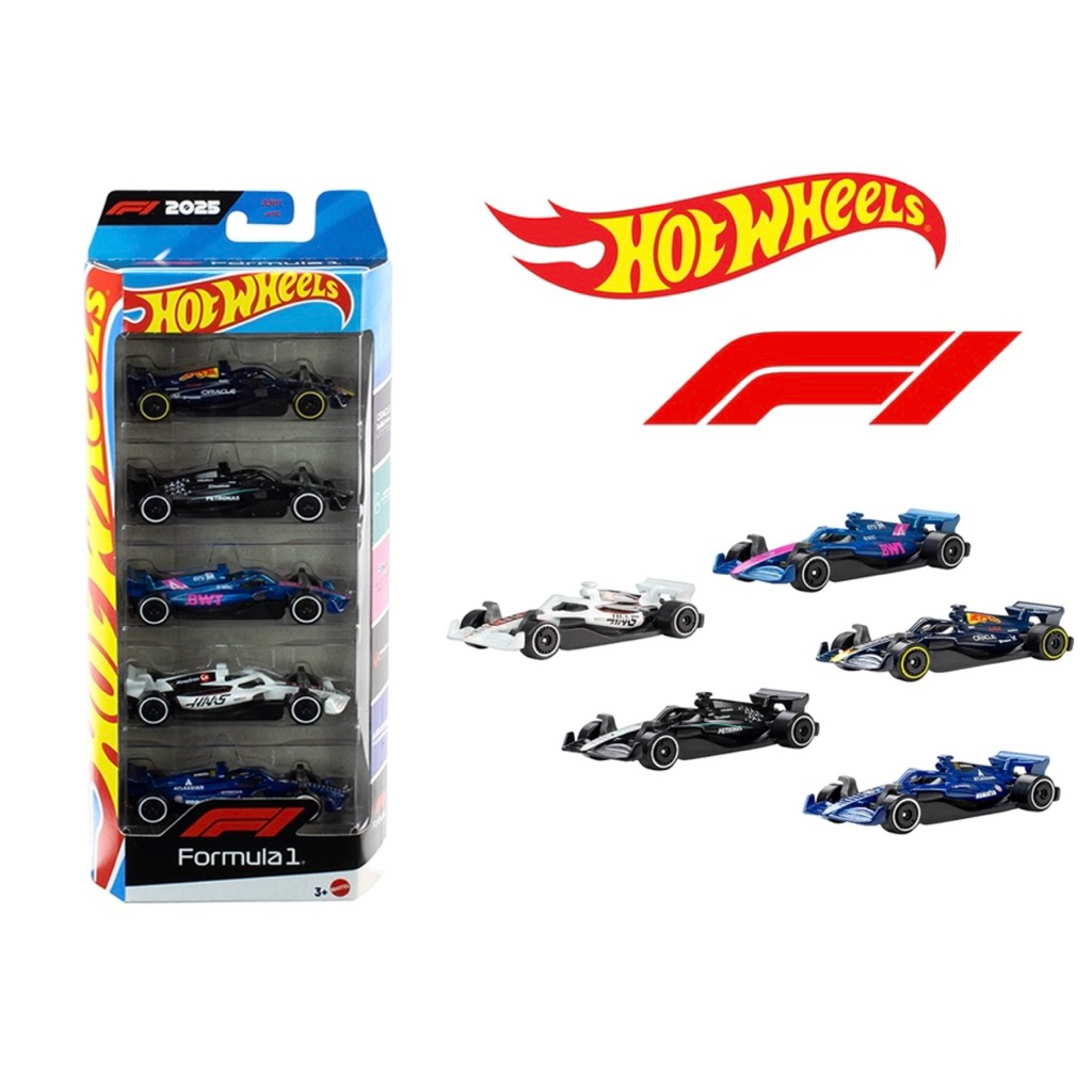 [ NEW VERSION ] HOTWHEELS F1 Pack 5 2025