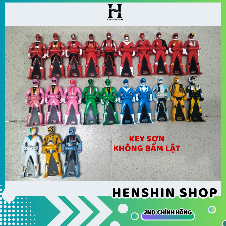 Chìa khoá biên thân siêu nhân hải tặc loại sơn Ranger key gokai đã qua sử dụng chính hãng BANDAI