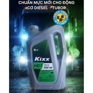 Nhớt Kixx HD1 CI-4 / E7 10W40 - 6L