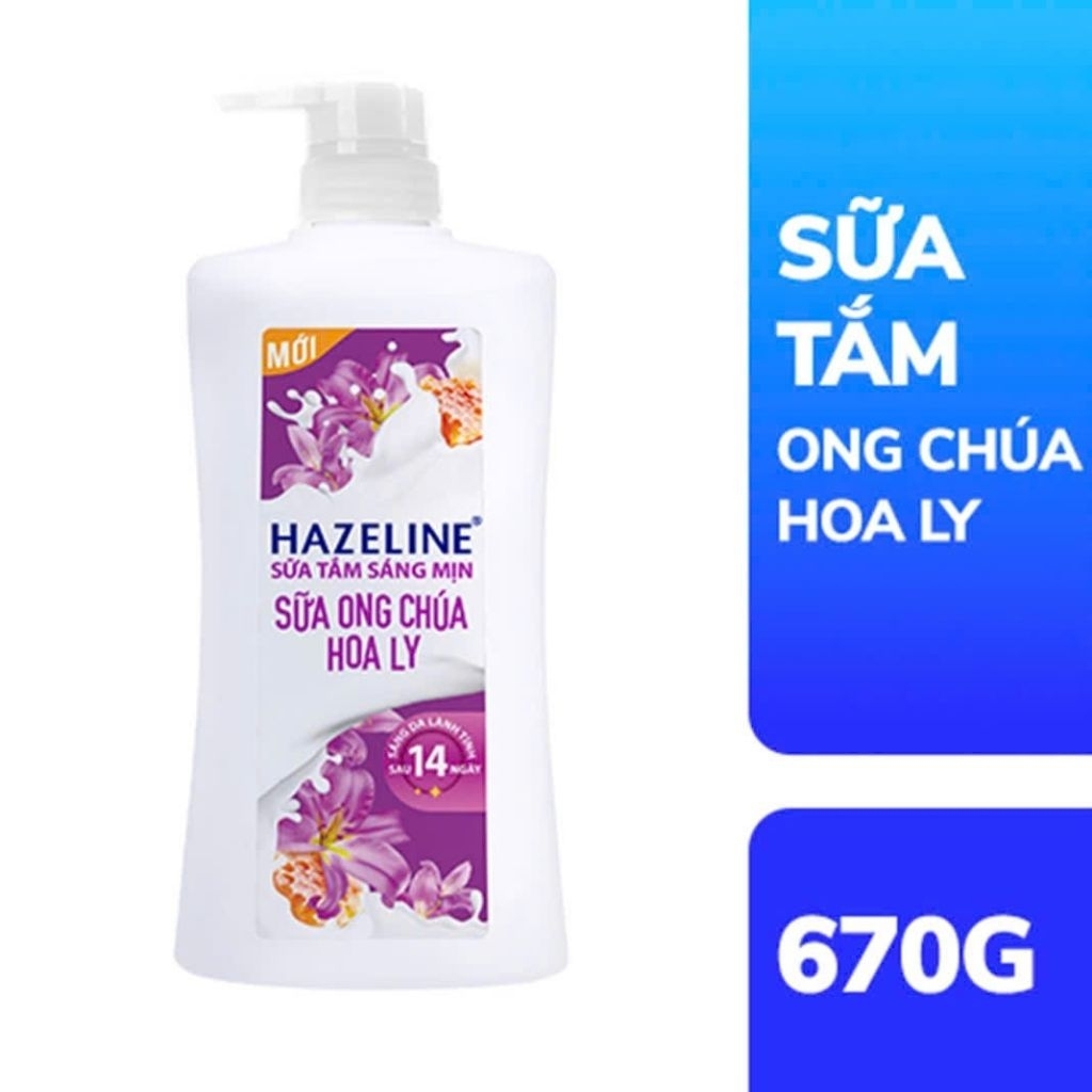 sữa tắm hazeline 670g chính hãng