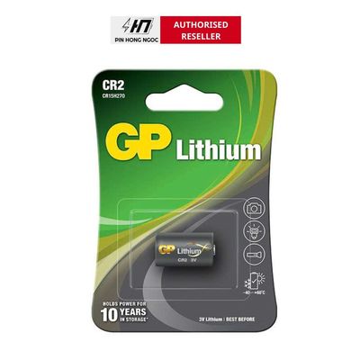 Pin GP Pro CR2 3V - Hiệu suất cao dùng cho máy Instax, máy ảnh film, máy đo khoảng cách - Hàng chính hãng
