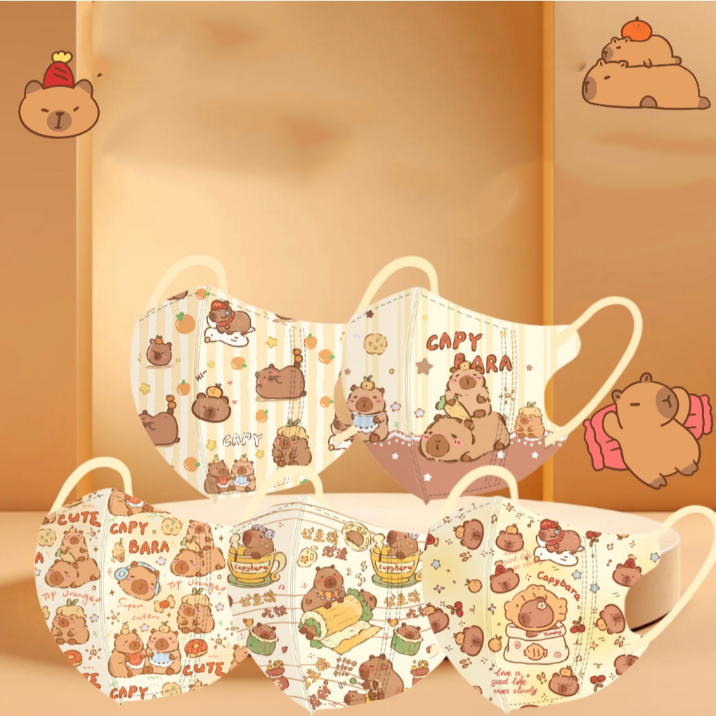 1 cái khẩu trang dễ thương bé trai bé gái họa tiết Chiikawa xinh xắn, thoáng khí, bảo vệ bé mỗi ngày