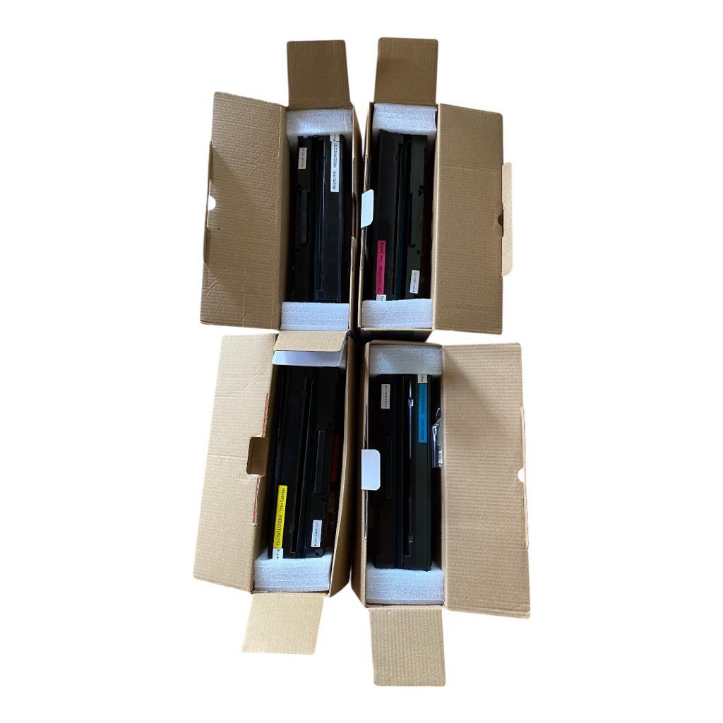 Combo 4 hộp mực 1 nước CF401A/CF501A/CRG054/CRG045 C (Premium S)