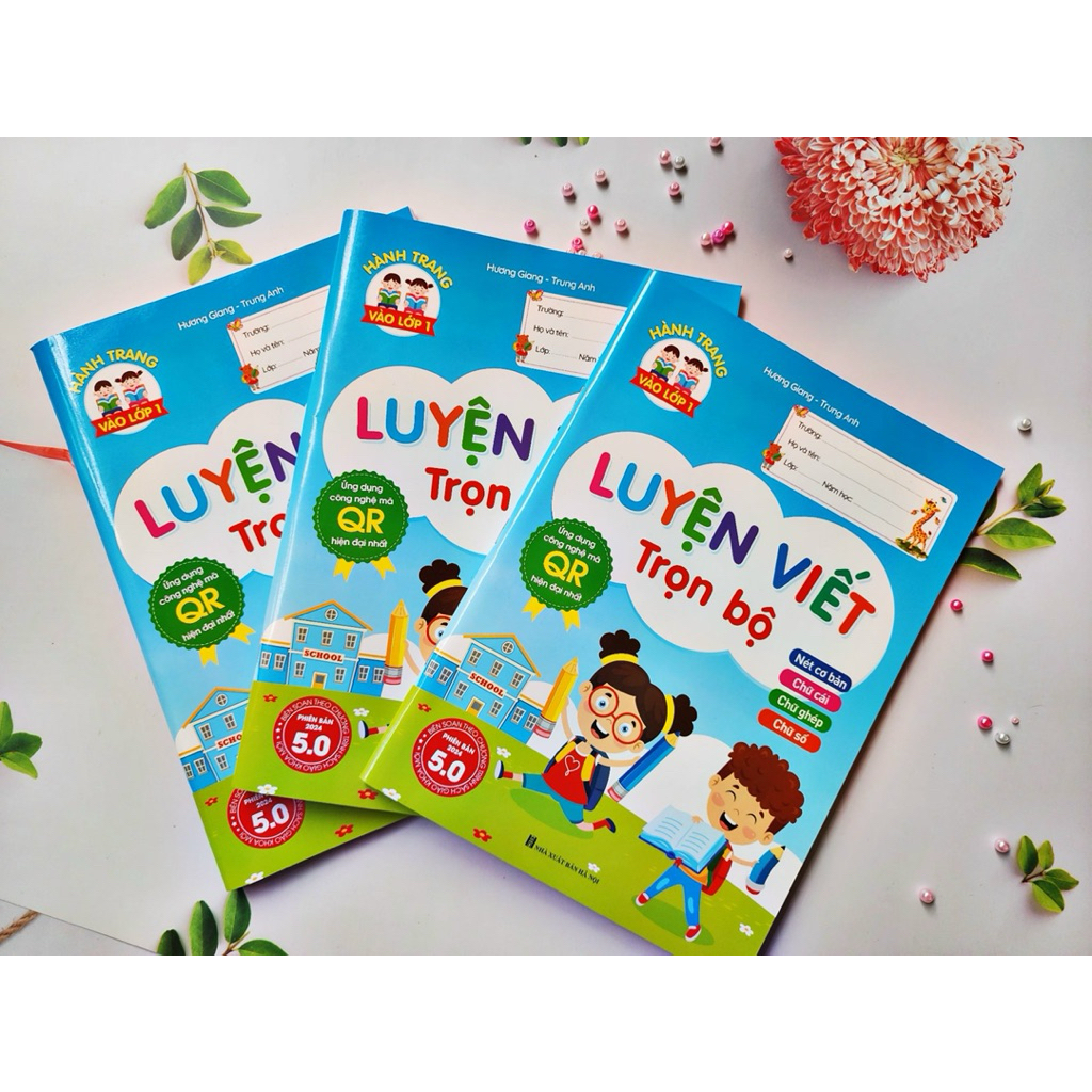 Vở luyện viết trọn bộ xanh