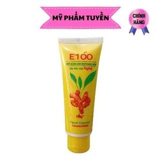 Sữa rửa mặt E100 nghệ sạch mụn 100g