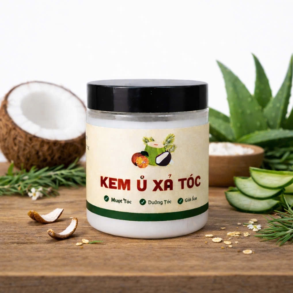 Dầu xả ủ Dừa Bưởi tóc mềm mượt 250ml