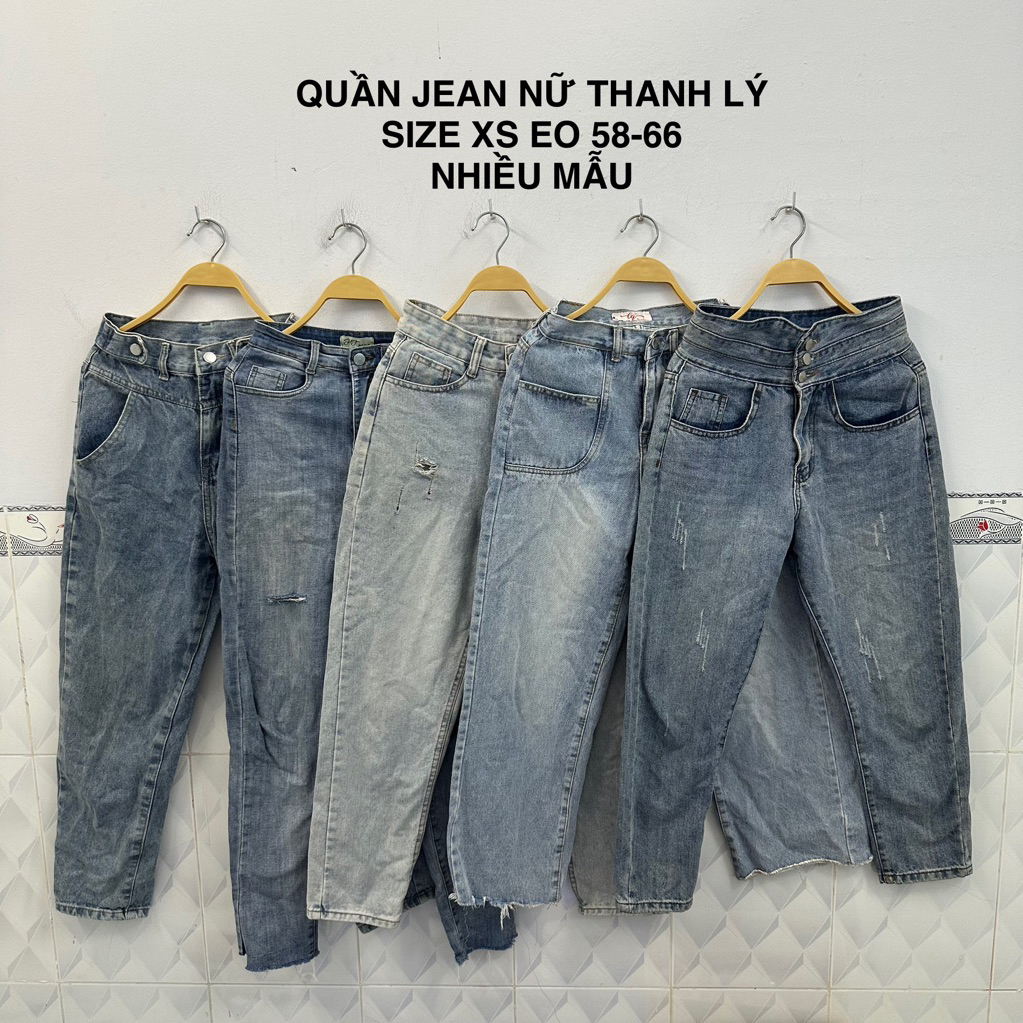 Quần Jean Nữ size XS eo 60-66 Thanh lý 🍒| SCG 2HAND