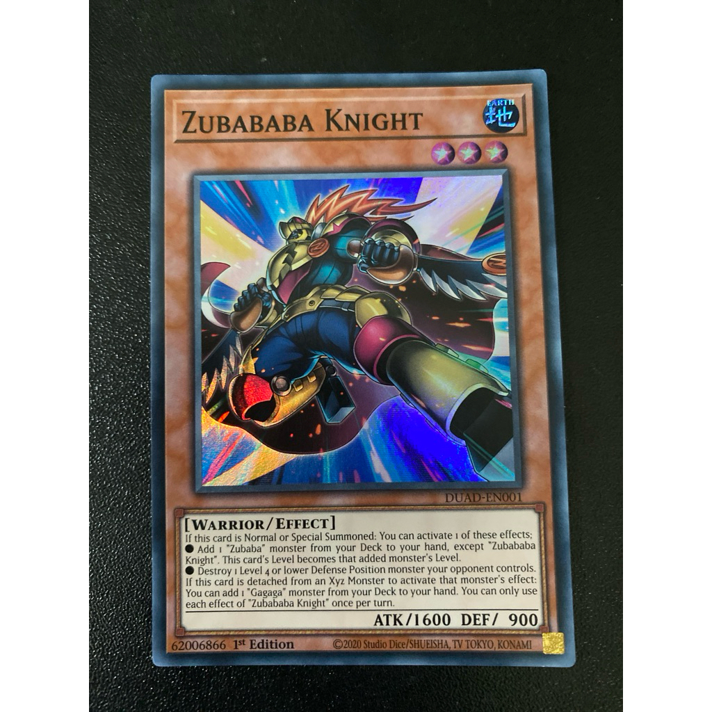 Zubababa Knight - Super TCG UK - DUAD-EN001