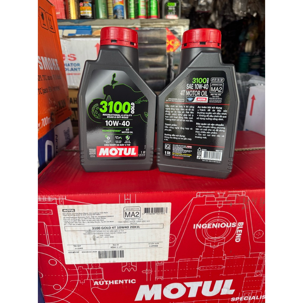 Nhớt Xe Số 4T Motul 3100 Gold 1L