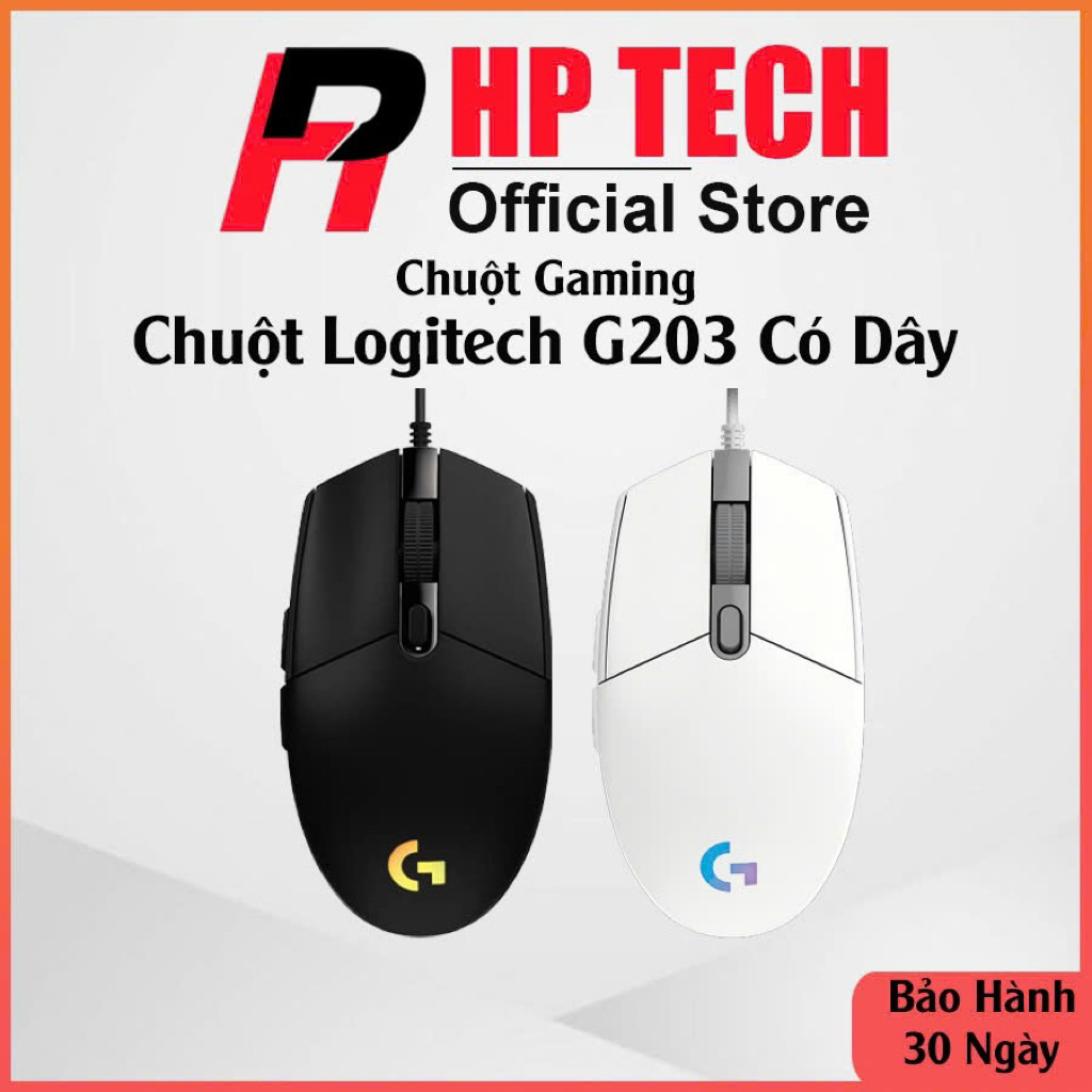 Chuột gaming Logitech G203 có dây Zin