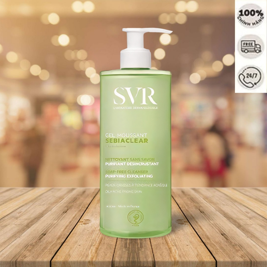 Sữa rửa mặt SVR Sebiaclear 400ml dành cho da dầu mụn, nhạy cảm