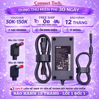 Sạc Laptop Acer Nitro 5 AN515 51 52 53 54 55, Acer Nitro 5 AN515 42 45, Acer Aspire 7 A715 41G 42G 43G 75G 76G