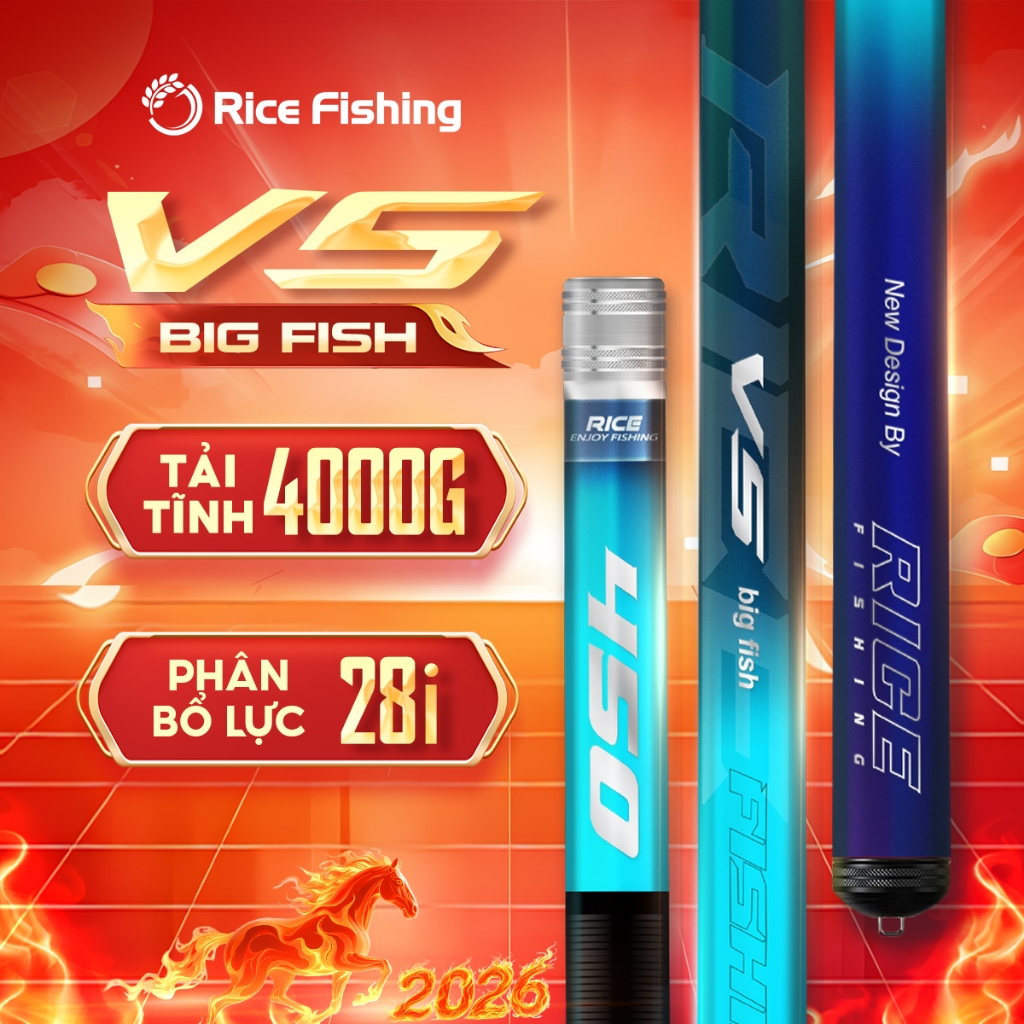 Cần câu đài săn hàng V5 Big Fish V5 Cá Lớn Rice Fishing carbon 36T & 30T săn hàng câu tổng hợp CC-32